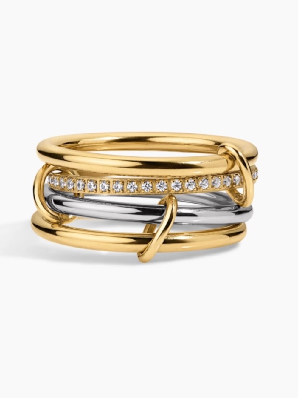 Electric Picks Heiress 2 Tone Ring - Size 7
